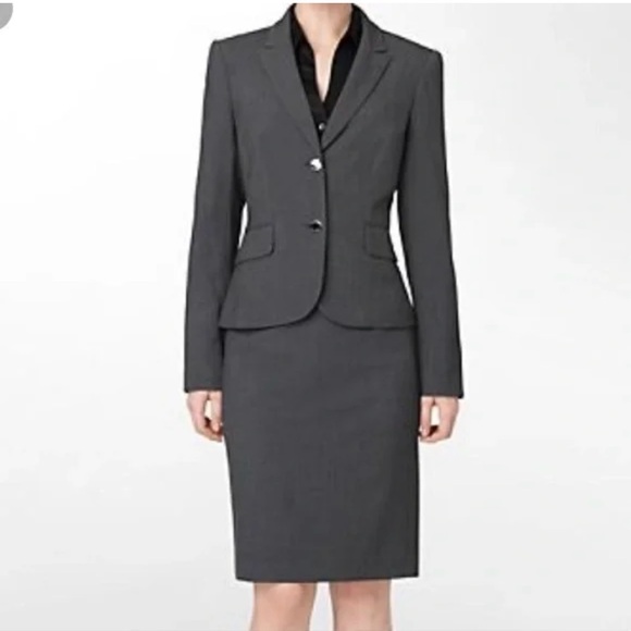 Tahari women’s 18 two-piece blazer and skirt set jacket, rolled cuffed sleeve - Picture 1 of 16